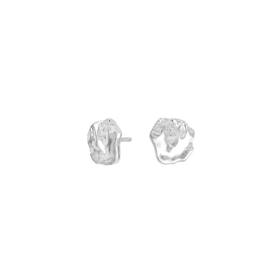 Rhd. sølv øreringe TREASURE52