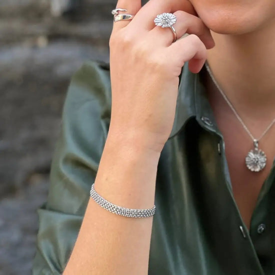 Savanna murstens armbånd i stål - Vandfast - Blicher Fuglsang