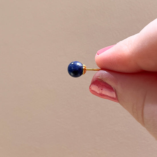 1 stk. fg. Sodalit Minikind ørestik - ONE OF A KIND