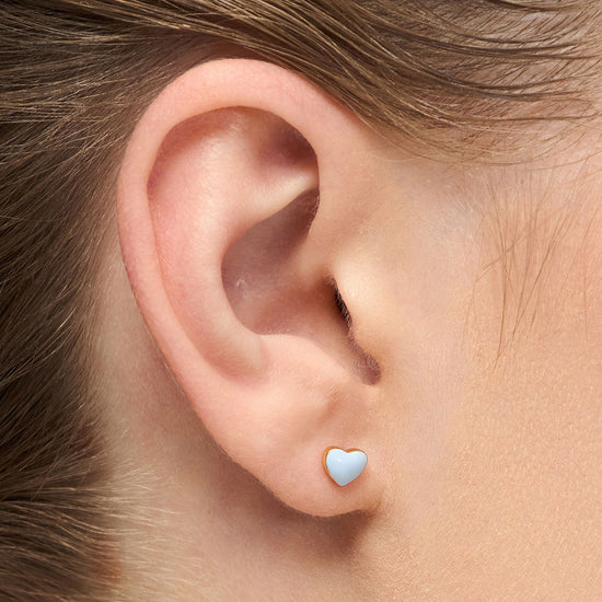 Love U earring 1 pcs skyride blue LULU Copenhagen