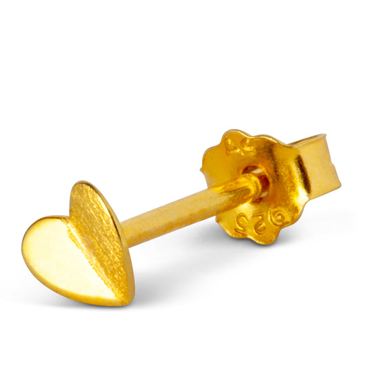 Heart Wings earring forgyldt 1 stk. LULU