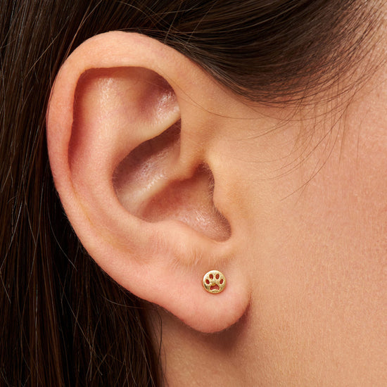 Dog earring 1 forgyldt pcs LULU