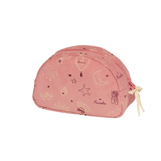 Makeup Bag Medium Pink Theatre Magic Maanesten