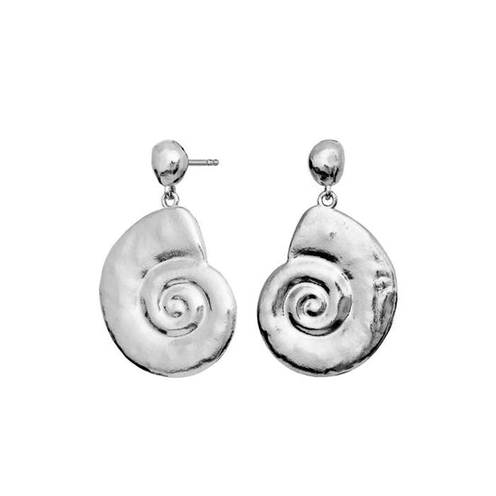 Malibu øreringe sølv Maanesten