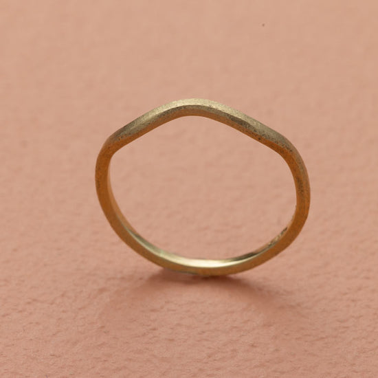 14K Wave Ring rødguld - Divine by norup