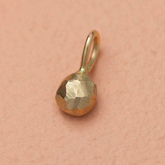 14K Curve vedhæng rødguld - 6x6mm - Divine by norup
