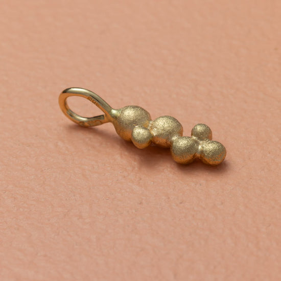 14K Bubbles 4 - vedhæng rødguld - 15x5.5mm - Divine by norup