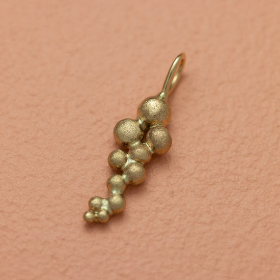 14K Bubbles 5 - vedhæng rødguld - 20x8mm - Divine by norup