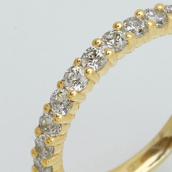 14K LG 0,55ct ialt F-G/SI Aligned ring