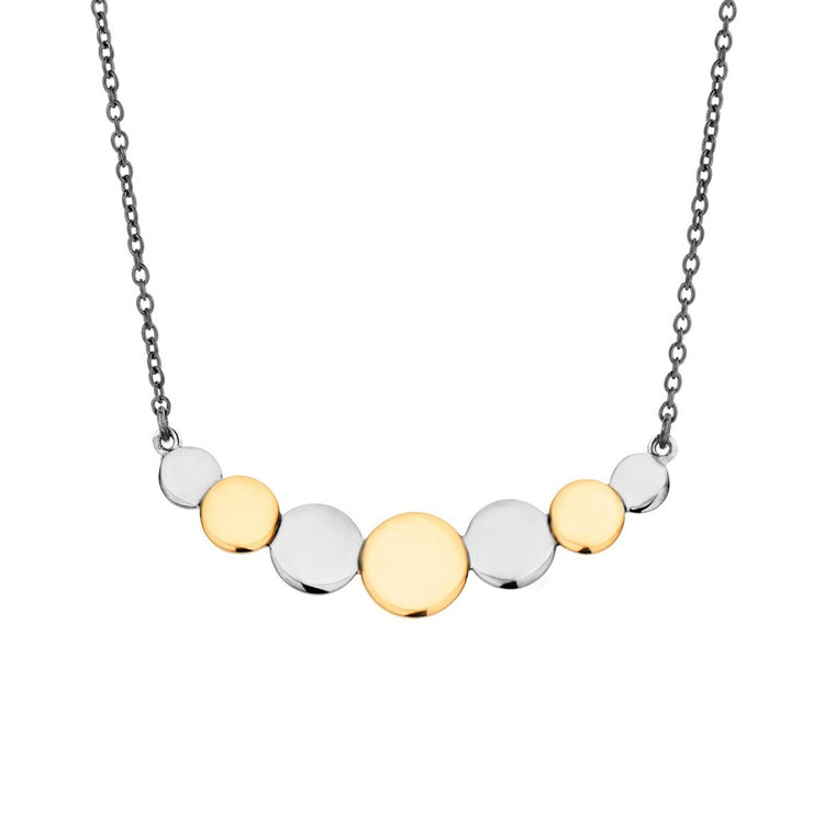 Spirit Icons - Steps halskæde Sølv og forgyldt