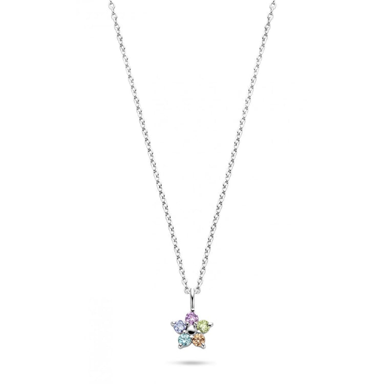 Spirit Icons - Noble halskæde Sølv CZ farvede sten