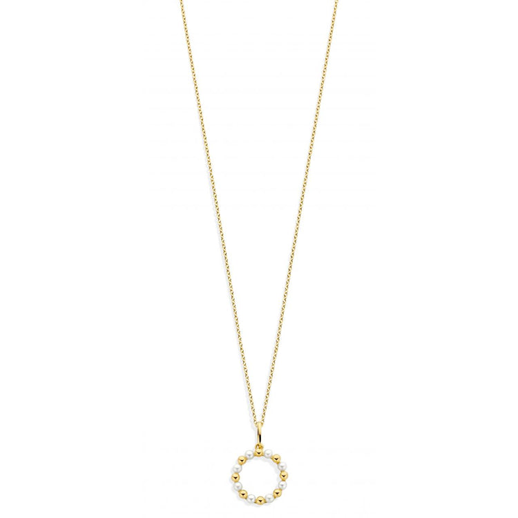 Spirit Icons - Gem Vedhæng Perler 45 cm Forgyldt