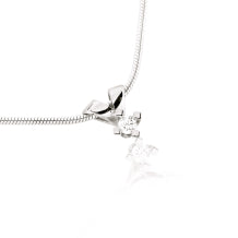 14K Art Jewelz vedhæng brillant 0,05ct W-Tca/SI Hvidguld