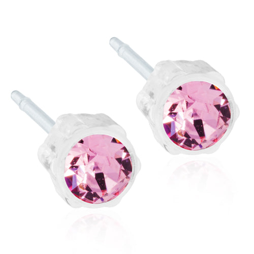 Blomdahl - Light rose 4mm Ørestikker