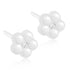 Blomdahl - Daisy Pearl White/Crystal 6mm