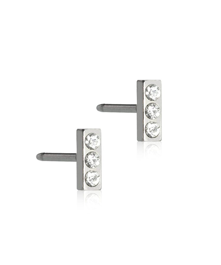 Blomdahl - NT Petite Brilliance Straight 5mm Crystal