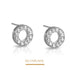 Blomdahl - Brillance Puck Hollow 8 mm Crystal NT