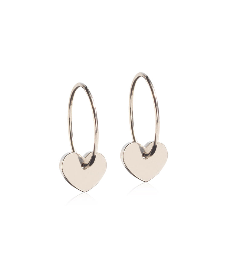 Blomdahl - NT Ear Ring, Pendant Heart 8 mm