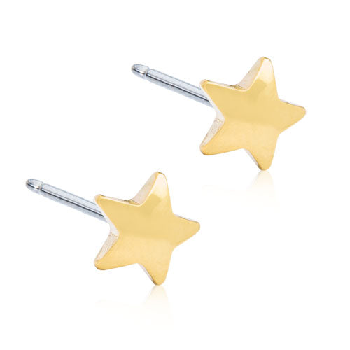 Blomdahl - Star 5mm Ørestikker Guld