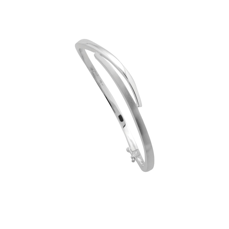 Randers Sølv - Armring m. Lås Blank Sølv