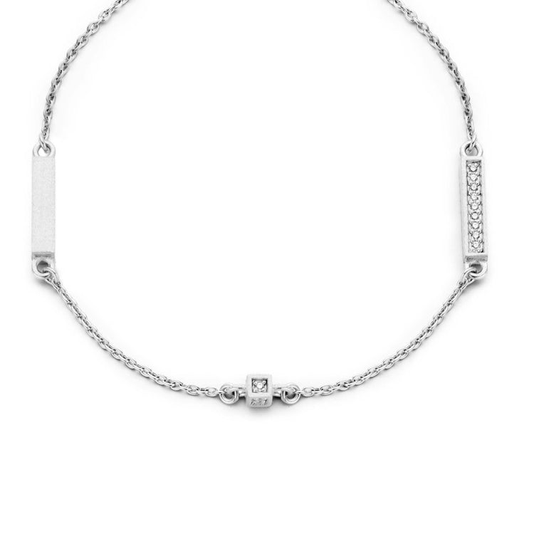 Spirit Icons - Block Armbånd Sølv CZ