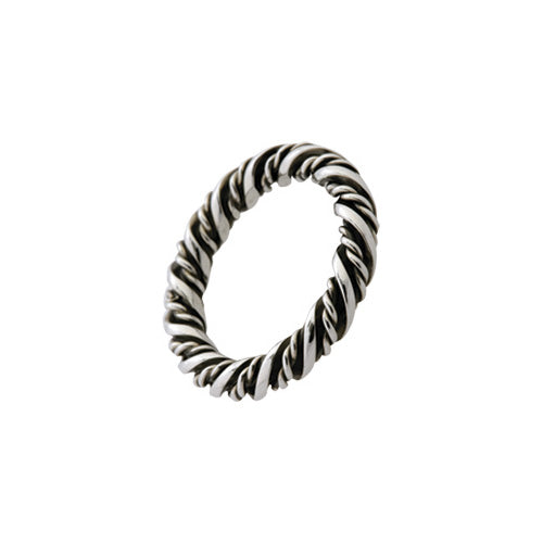 Randers Sølv - Ring tæt snoet sølv