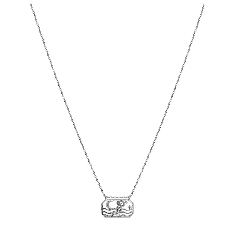 Maanesten - Zodiac Aries Necklace - Vædder - Sølv