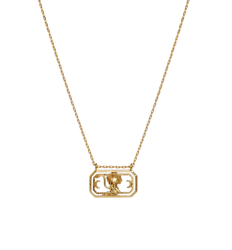 Maanesten - Zodiac Leo Necklace - Løve