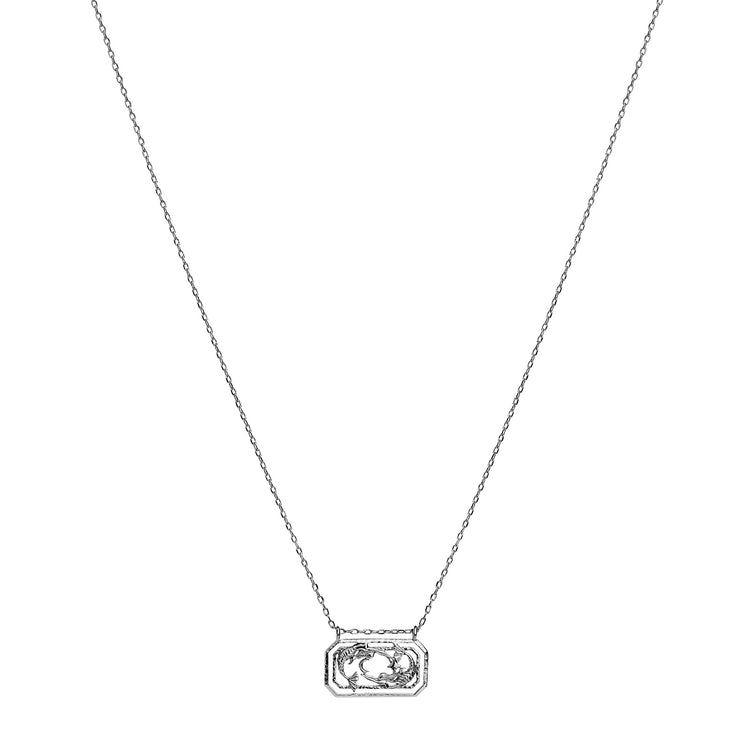 Maanesten - Zodiac Pisces Necklace - Fisk - Sølv