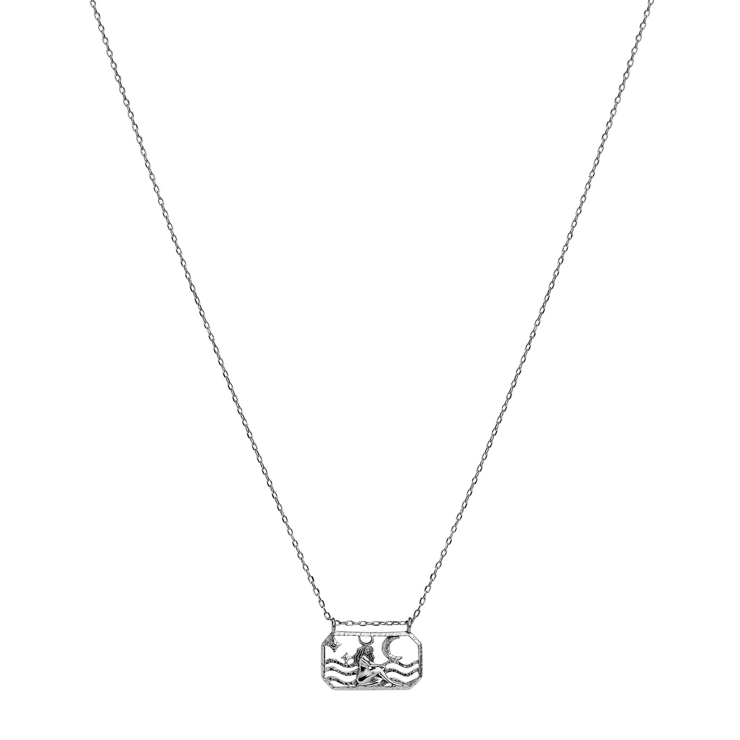 Maanesten - Zodiac Taurus Necklace - Tyr - sølv