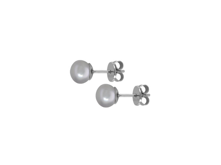Zeezen - Titan Ørestik 7.5-8mm Ferskvandsperle Grå