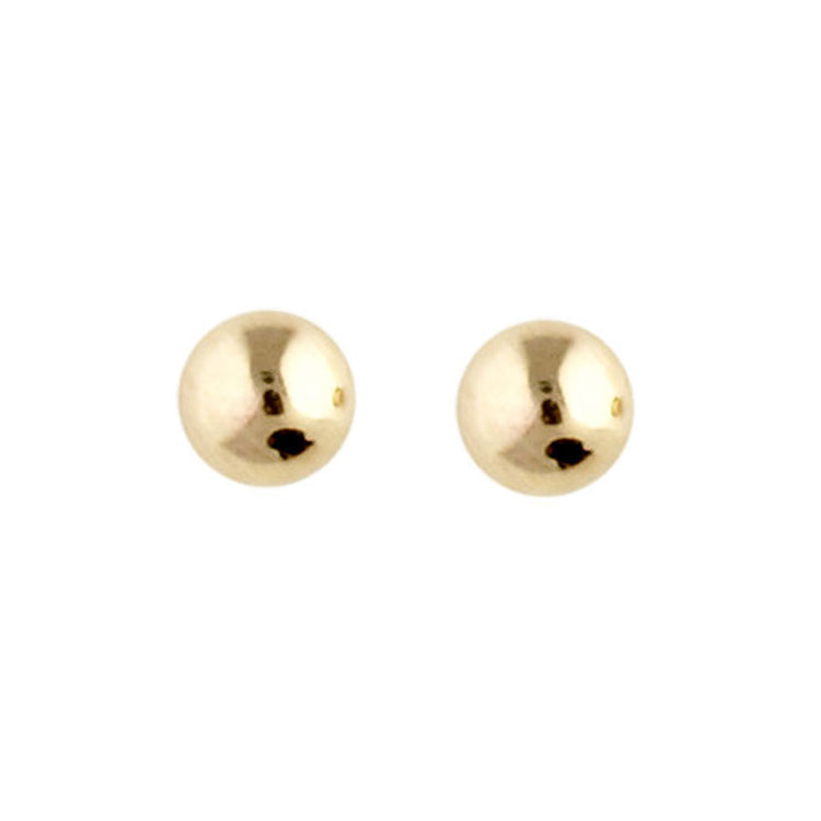 Nordahl - 8kt Kugle Ørestik 4mm