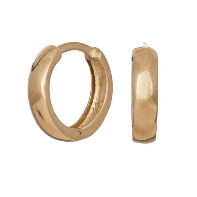 SIERSBØL - 8kt. guldcreoler 3x12mm