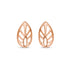 Spirit Icons - Leaf Ørestikker Rosa Forgyldt Sølv