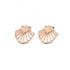 Spirit Icons - Shell Ørestikker Rosa Forgyldt Sølv
