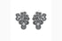Rabinovich - Blomster Øreclips Ox. m. zirkonia
