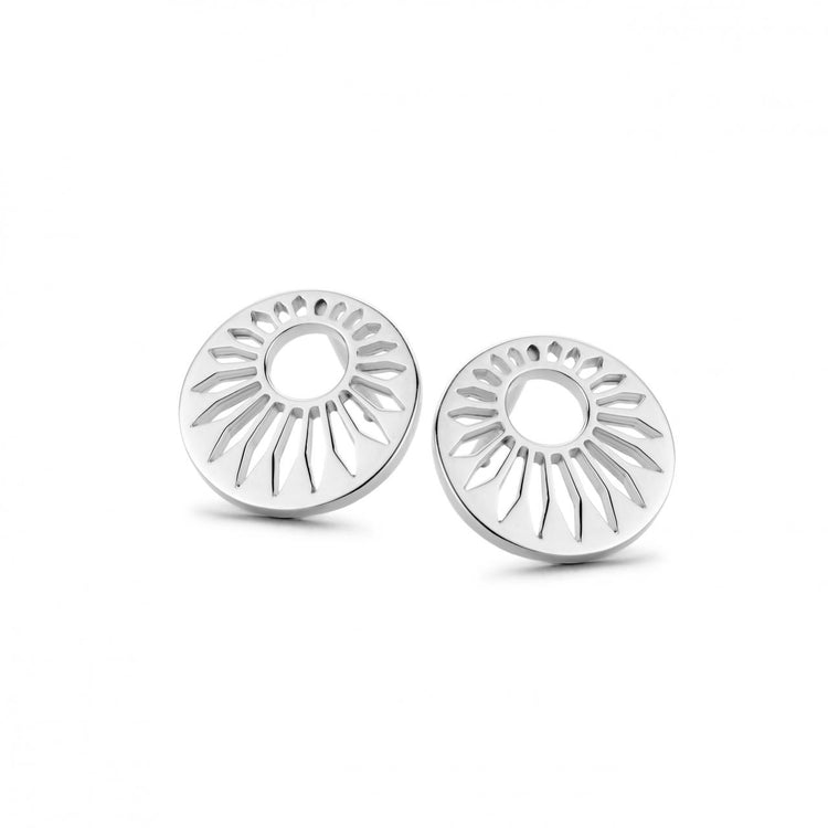 Spirit Icons - Peacock Stud Sølv Cz