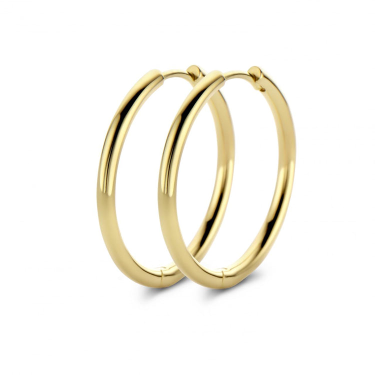 Spirit Icons - Balance Hoops Large Forgyldt