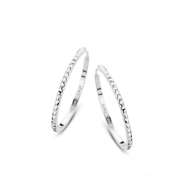 Spirit Icons - Peak Hoop Sølv Medium