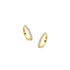 Spirit Icons - Peak Hoop forgyldt X-Small