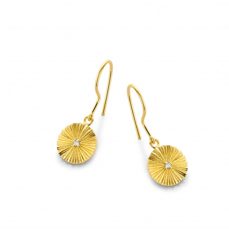 Spirit Icons - Sunshine Ørehænger Forgyldt 0,025Wvs