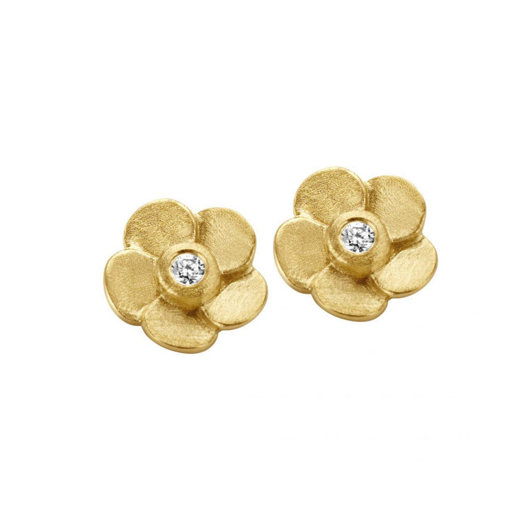 Spirit Icons - Bloom Ørestikker 14Kt. 0,04Ct. Wvs