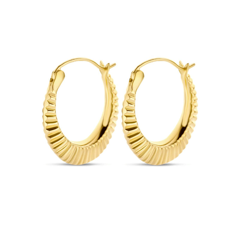 Spirit Icons - 14K Structure Hoop