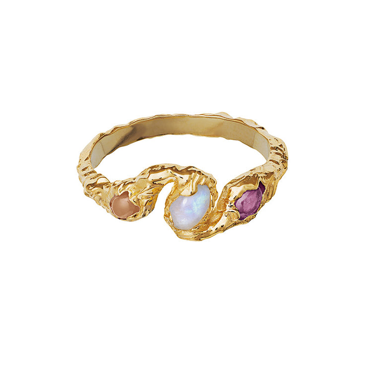 Maanesten - Baila ring Forgyldt st. 59