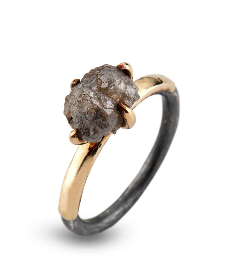 By Birdie - Victoria 3,0 Rå diamant Ring st. 56