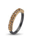 By Birdie - Victoria Plain Pavé Ring st. 56