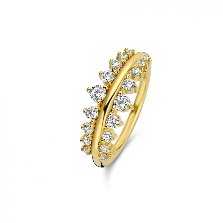 Spirit Icons - Empress Ring Forgyldt cz st 54