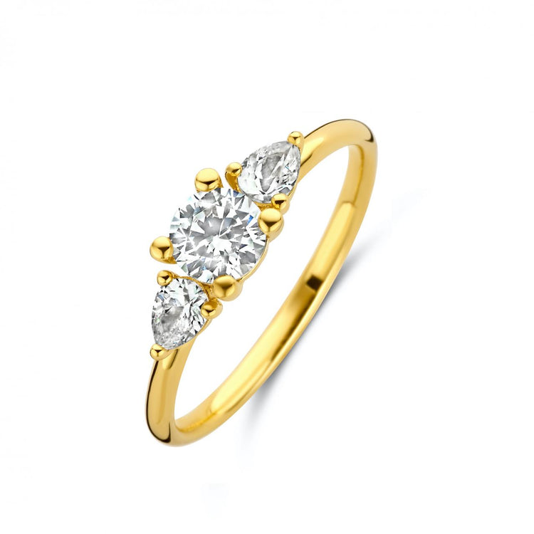 Spirit Icons - Palace ring Forgyldt Cz st. 54