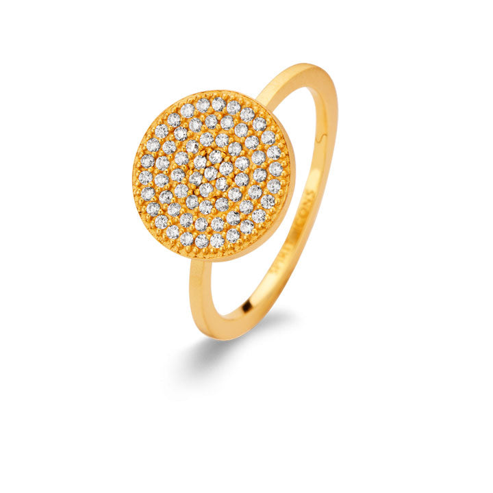 Spirit Icons - Energy Ring Forgyldt St.54