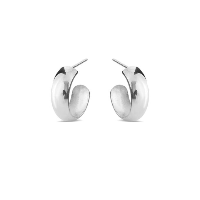 Susanne Friis Bjørner - Creol, sølv, blank 15 mm diam. 7 mm bred